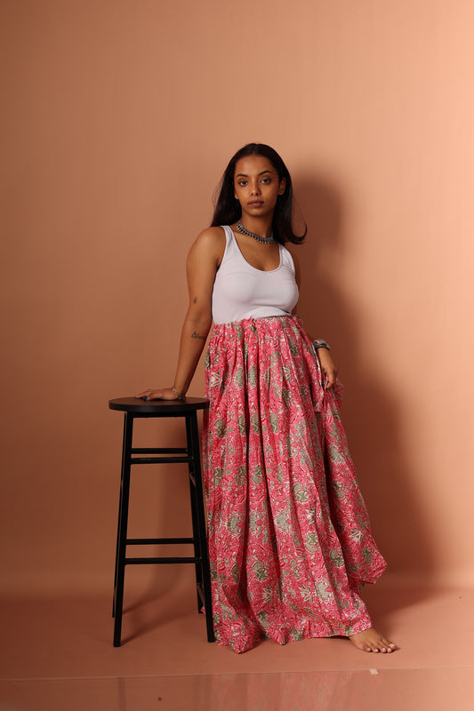 Maxi Skirt in Pink