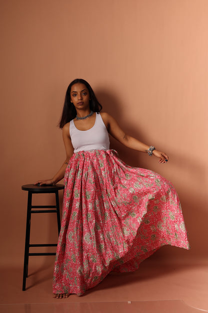 Maxi Skirt in Pink