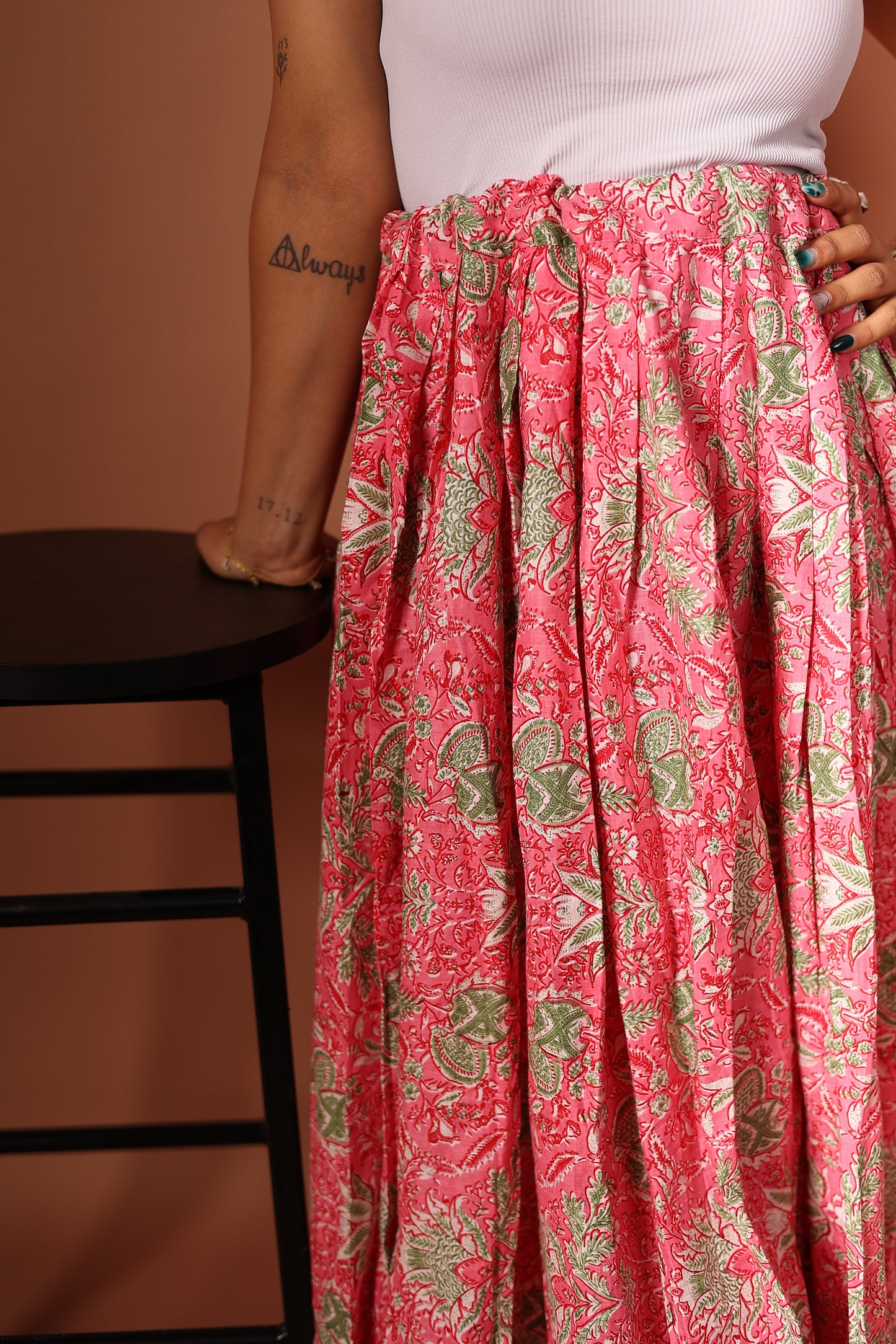 Maxi Skirt in Pink