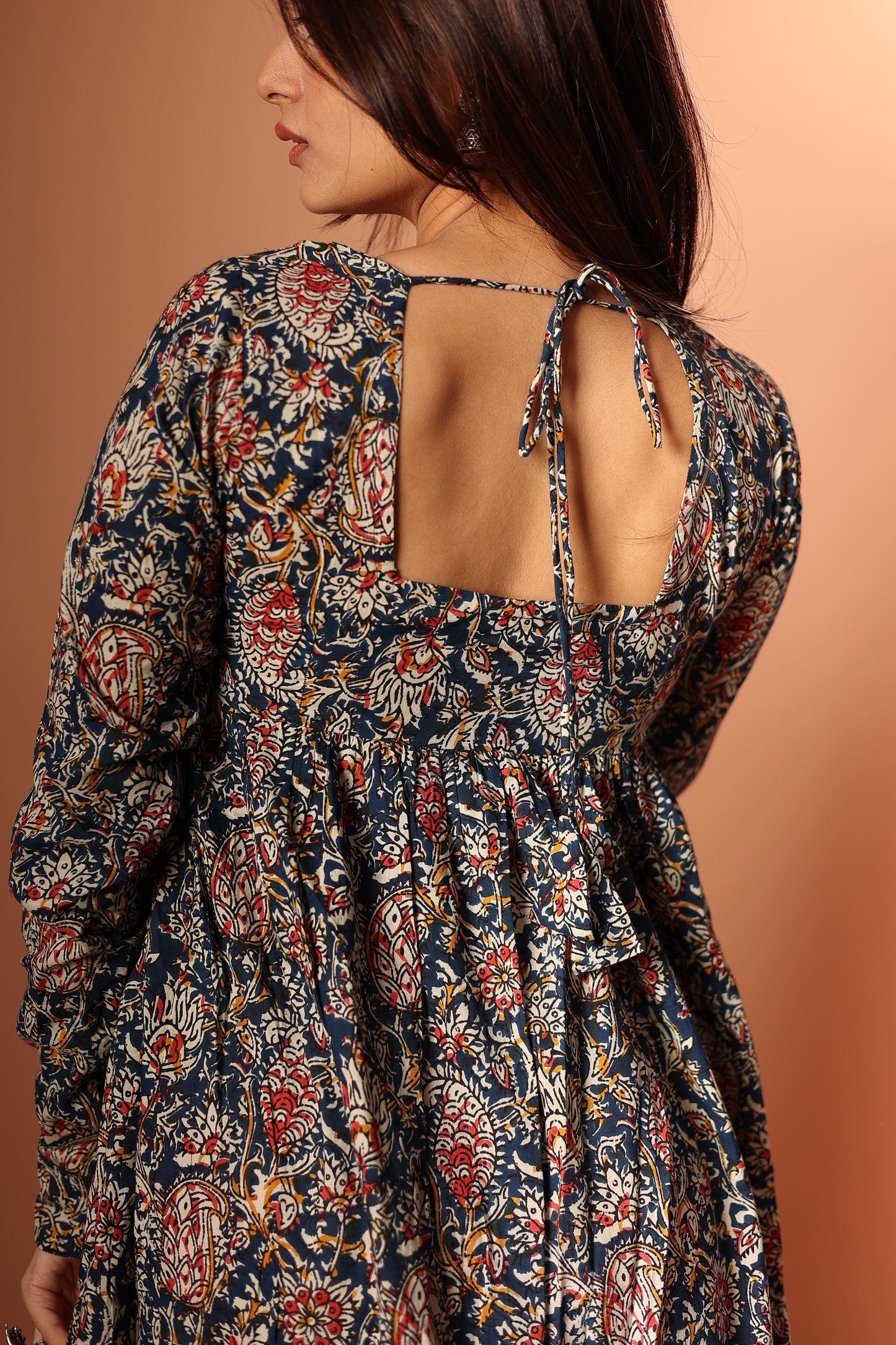Blue Anarkali Kurta Set