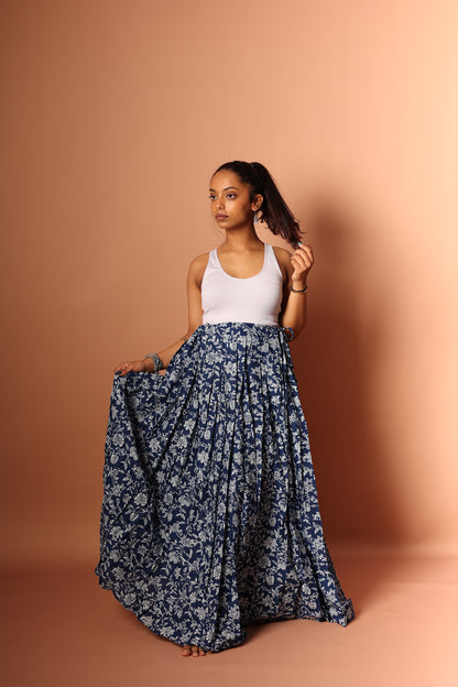 Maxi Skirt in Blue