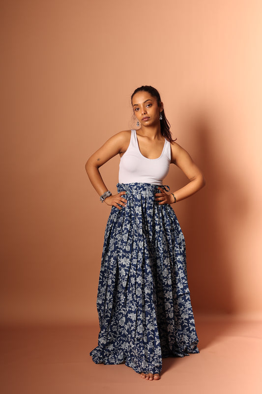 Maxi Skirt in Blue