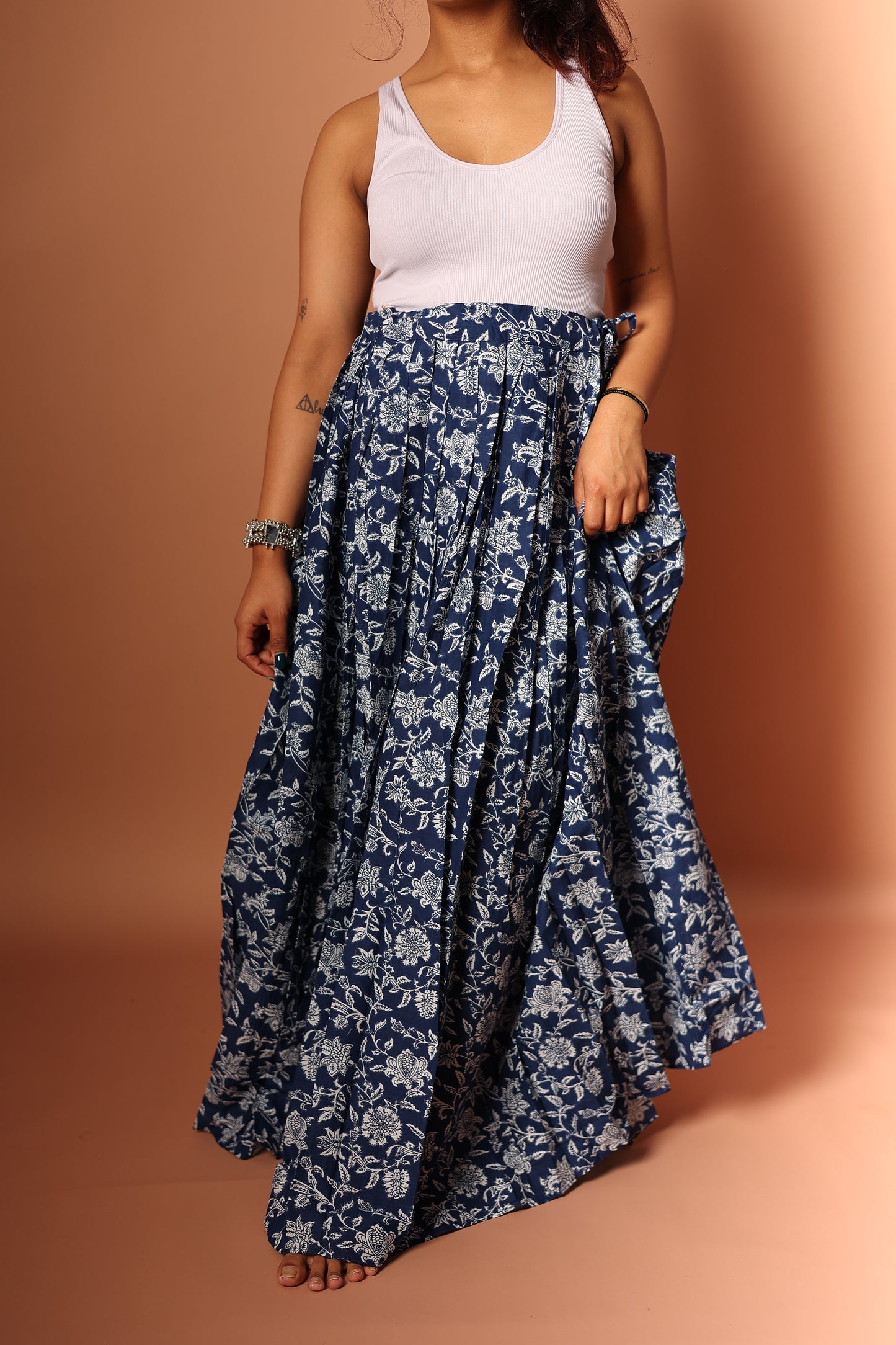 Maxi Skirt in Blue