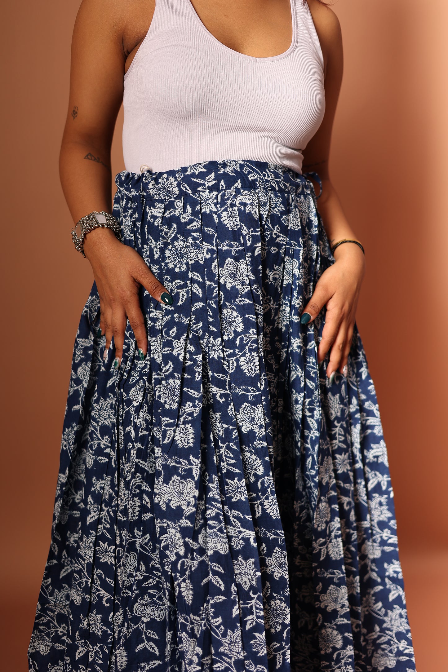Maxi Skirt in Blue