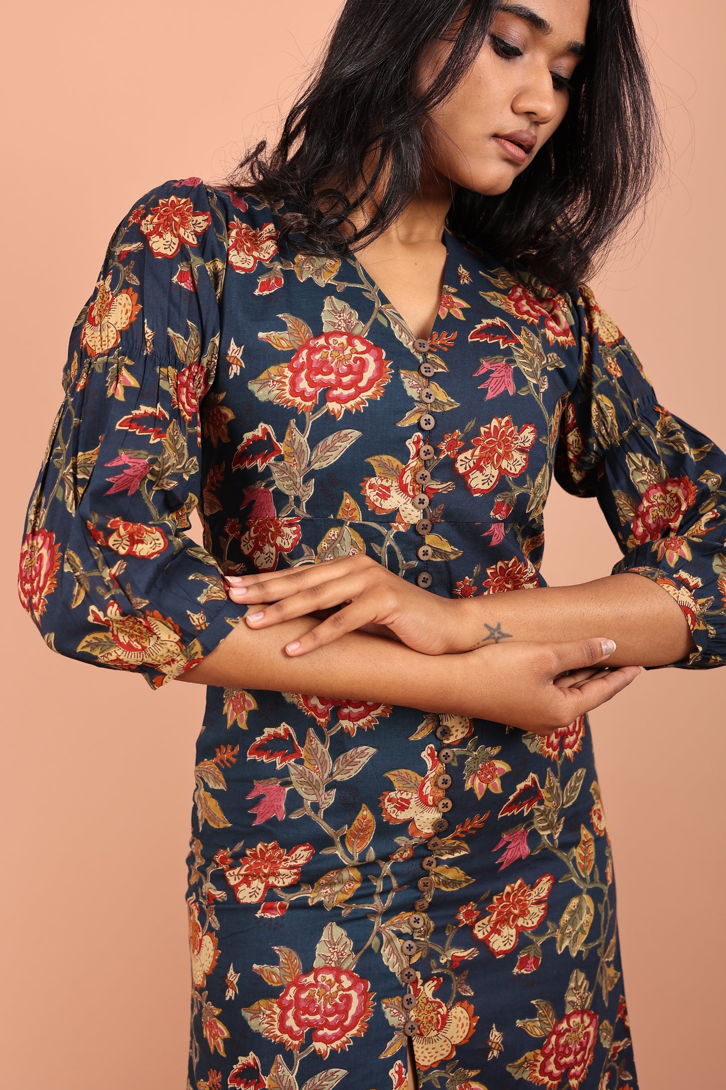 Navy Mirage Dress