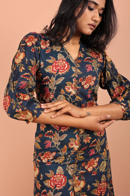 Navy Mirage Dress