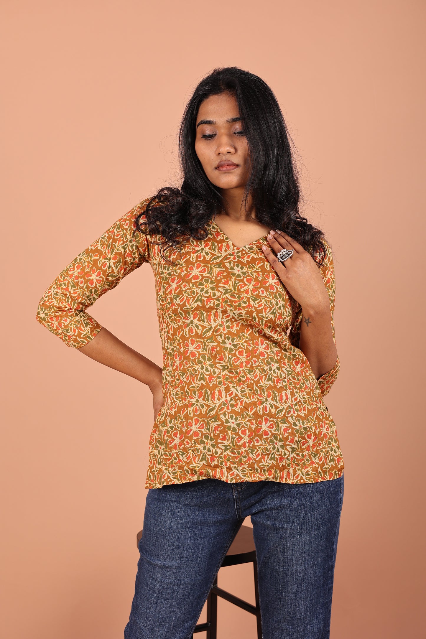 Tunic in Mustard