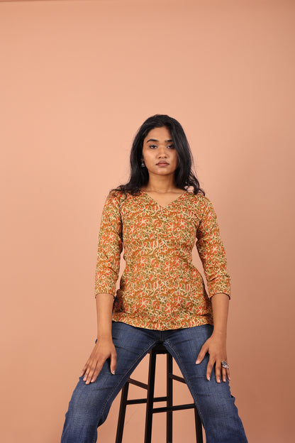 Tunic in Mustard